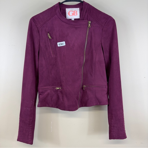 GB xsmall 15 p2p. 19” length zips purple great preowned condition - Picture 2 of 11